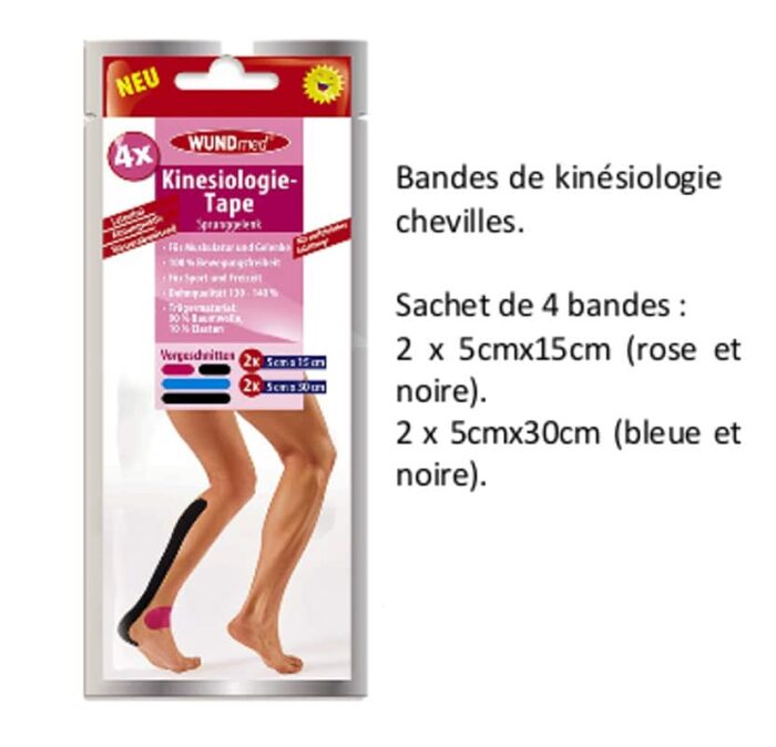 BANDES DE KINESIOLOGIE PRE- DECOUPEES – Image 3