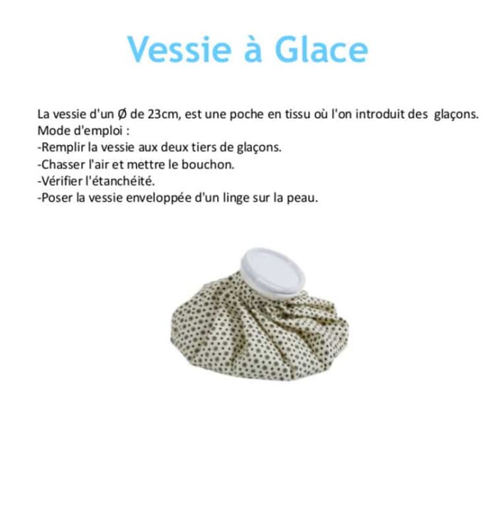 VESSIE A GLACE
