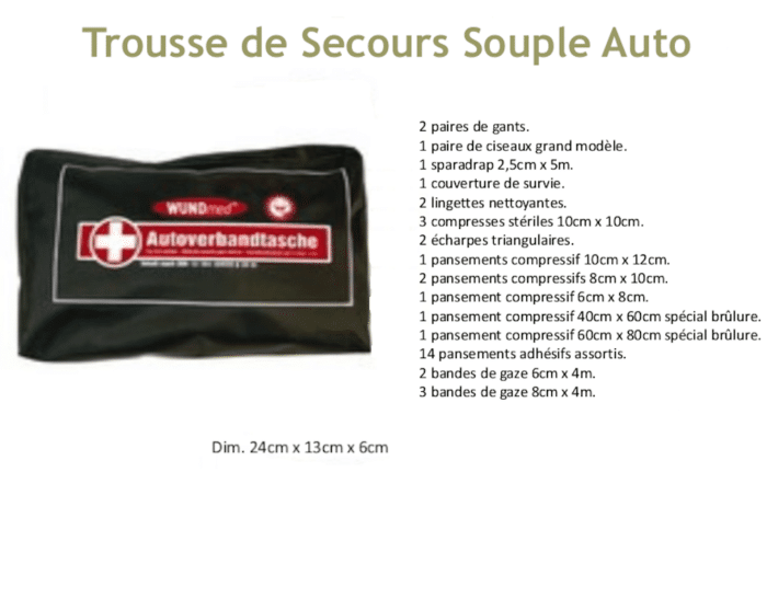 TROUSSES DE SECOURS ET SACS SOIGNEURS – Image 5