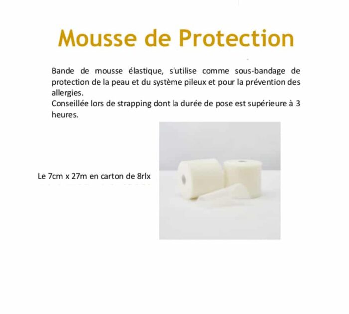 MOUSSE DE PROTECTION ET CHATTERTON