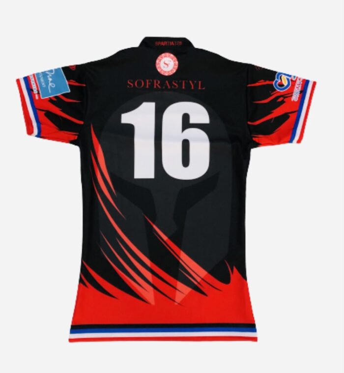 MAILLOT DE RUGBY CHILLY BLACK – Image 3