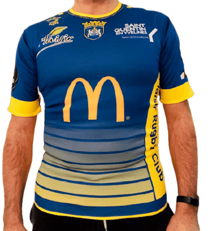 MAILLOT DE RUGBY REVERSIBLE PLAISIR 10